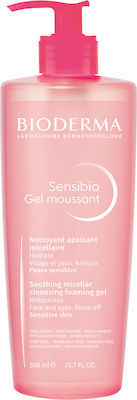 Bioderma Gel Καθαρισμού Sensibio για Ευαίσθητες Επιδερμίδες 500ml