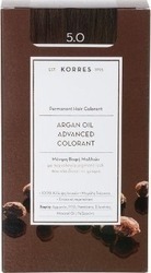 KORRES ARGAN OIL 5.0 ΜΟΝΙΜΗ ΒΑΦΗ ΚΑΣΤΑΝΟ ΑΝΟΙΧΤΟ 75ML