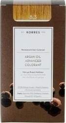 KORRES ARGAN OIL 8.3 ΜΟΝΙΜΗ ΒΑΦΗ ΞΑΝΘΟ ΑΝΟΙΧΤΟ ΧΡΥΣΟ/ΜΕΛΙ 75ML