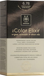 APIVITA MY COLOR ELIXIR Βαφή Μαλλιών 6.78 Ξανθό Σκούρο Μπεζ Περλέ
