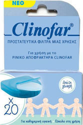 CLINOFAR ΑΝΤΑΛΛΑΚΤΙΚΑ ΠΡΟΣΤΑΤΕΥΤΙΚΑ ΦΙΛΤΡΑ ΡΙΝΙΚΟΥ ΑΠΟΦΡΑΚΤΗΡΑ 20ΤΕΜ