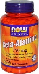 NOW BETA-ALANINE 750MG 120 CAPS
