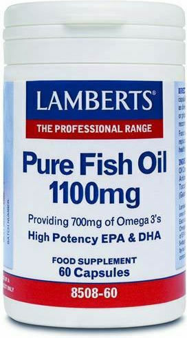 LAMBERTS PURE FISH OIL 1100MG 60CAP